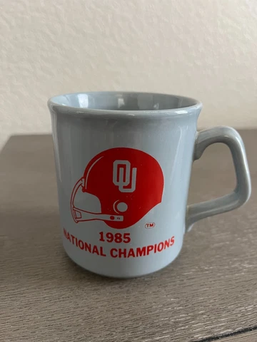 1985 Oklahoma Sooners National Champions Mug - Made in England Cover