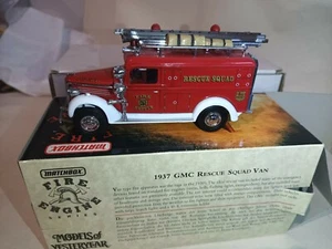 Matchbox Models of Yesteryear YFE10 - 1937 GMC Rescue Squad Van - Picture 1 of 8