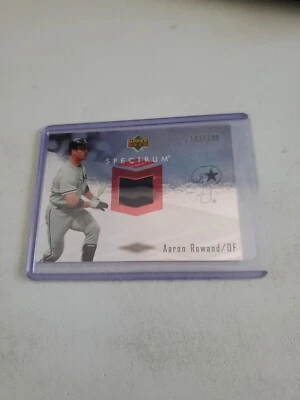 2007 ARRON ROWAND UPPER DECK SPECTRUM GAME-USED CARD. PHILADELPHIA . 193/199. - Image 1 of 2