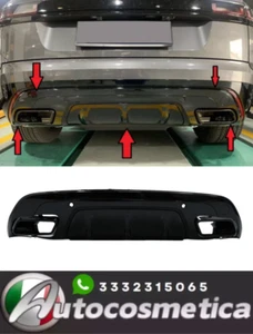 Diffusore Paraurti Posteriore Con Terminali di Scarico per Range Rover Velar - Imagen 1 de 11
