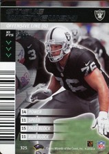 2002 NFL Showdown 1st Edition STEVE WISNIEWSKI RAIDERS #325