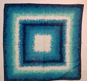 Nasharr Freres Blue Scarf - Picture 1 of 5