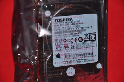 NEW sealed 1TB Apple logo 655-1719A TOSHIBA MQ01ABD100F 2.5" SATA HARD DRIVE - Image 1 of 4