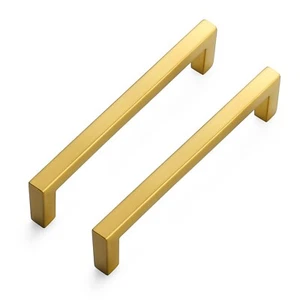 Ravinte 30 Pack Solid 5 Inch Center to Center Slim Square Bar Drawer Handles ... - Picture 1 of 8