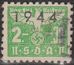 Stamp Germany Revenue WWII Fascism War War Era Labor 1944 G 02 30 Used - Picture 1 of 1