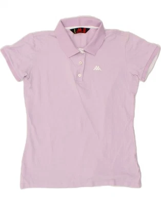 KAPPA Womens Polo Shirt UK 14 Large Pink Cotton CC34 - Image 1 of 3