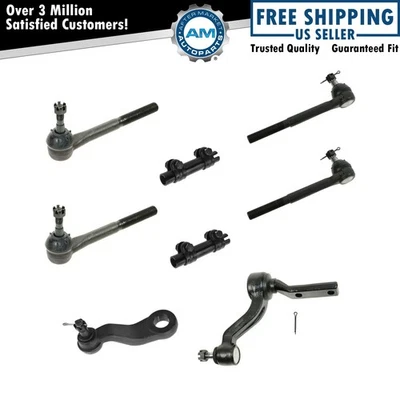 Комплект рулевого управления рычаг холостого хода рычага регулировки рукава переднего анкерного стержня 8 шт. новый - Изображение 1 из 4