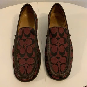Mocassini Coach donna taglia 10 B e scarpe tela pelle Italia - Foto 1 di 5