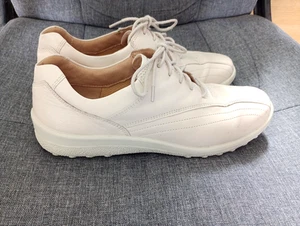 Hotter Tone II pale beige leather lace up wide fit shoes size 7.5EEE/41.5 - Picture 1 of 5