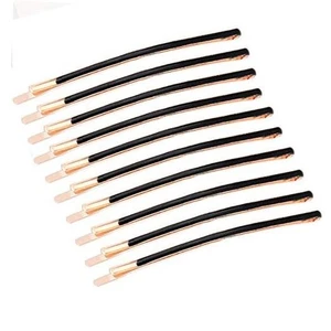 10Pcs Curved Jumbo Bobby Pins Long Metal Hair Clips 10 Count (Pack of 1) black - Picture 1 of 3