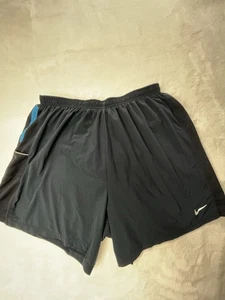 Pantalones cortos para correr Nike Dri-Fit para hombre L forro azul - Imagen 1 de 10