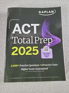 Kaplan ACT Total Prep 2025 Pre-owned READ - Picture 1 of 7