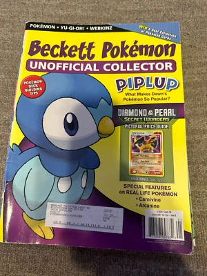 Beckett Pokemon Unofficial Collector Vintage Magazine - Piplup - Image 1 of 2