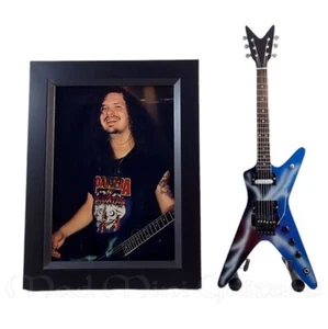 Miniature Guitar DIMEBAG DARRELL with free stand + PHOTO 5X7. Dean from Hell - Picture 1 of 1