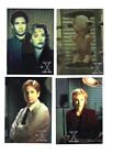 1995 Topps The X-Files Series 1 4-Card Finest Chromium Set Nm/Mint