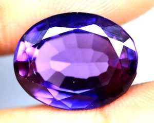 Piedra preciosa suelta de terciopelo taaffeita natural certificado 9,50 quilates púrpura rosa corte ovalado - Imagen 1 de 8