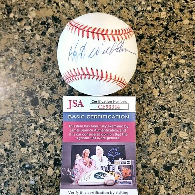 Hoyt Wilhelm MLB HOF Giants Orioles White Sox Signed Autographed RONLB JSA coa - Image 1 of 3