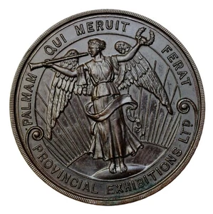 1925 Great Britain Sheffield Bakers Exhibition Bronze Award Medal Crusty Bread - Picture 1 of 2