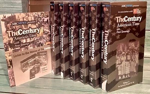 ABC News Presents The Century America’s Time with Peter Jennings VHS Box Set EUC - Picture 1 of 12