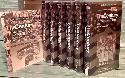 ABC News Presents The Century America’s Time with Peter Jennings VHS Box Set EUC - Image 1 of 4