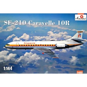 SE-210 "Caravelle" 10R Amodel 1480 Plastik Modellflugzeug Bausatz Maßstab 1:144 - Bild 1 von 24