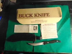Buck Knife 107 Scout - Micarta - In Original Box - Picture 1 of 5