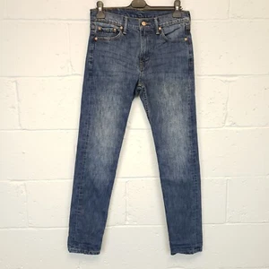 Pantalones de mezclilla elásticos Levi's 510 para hombre W30 L32 azules delgados ajustados - Imagen 1 de 11
