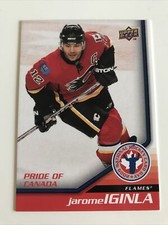 NHL Card, Jarome Iginla, Pride of Canada, Hockey Card Day 2008/09, Calgary