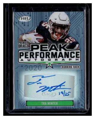TRA MINTER 2020 HIT AUTO AUTOGRAPH /25 - Image 1 of 2