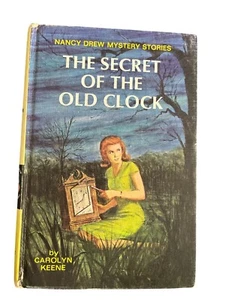 Vintage Nancy Drew Book 1 Secret of the Old Clock 1959 Yellow Spine - Picture 1 of 9
