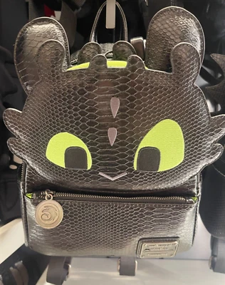 Universal Epic How Train Your Dragon Toothless Mini Loungefly Backpack Bag Band - Image 1 of 2