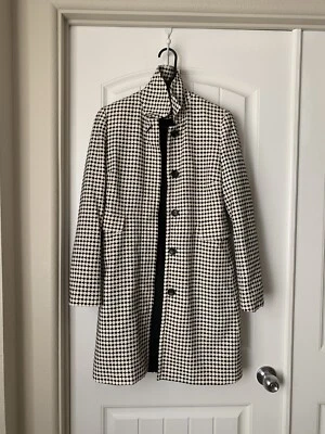 Ann Taylor checkered Peacoat  Size XS - Image 1 of 4
