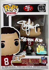 Steve Young Signed Funko Pop #153 w/ "SB XXIX MVP" BAS - Picture 1 of 11