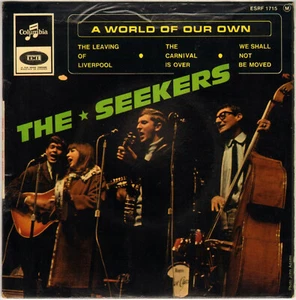 THE SEEKERS "A WORLD OF OUR OWN" FOLK EP 1965 COLUMBIA 1715 - Picture 1 of 2