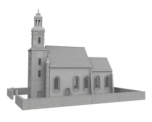 BATAILLE DE WARTENBURG CHURCH - 3D PRINTED Décor Wargame Terrain Napoleon - Imagen 1 de 5