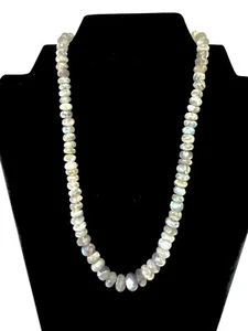 Jay King Mine Finds DTR Sterling 925 Genuine Faceted Labradorite Beads Necklace - Picture 1 of 21
