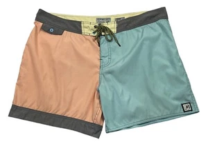 PIPING HOT Board Shorts Standard Pastel Colourblock Pockets Swim Surf Size 40 - Bild 1 von 17