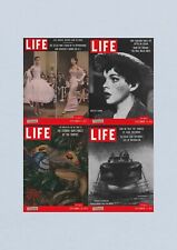 Life Magazine Menge 4 voller Monat September 1954 6, 13, 20, 27 Bürgerrechte Ära