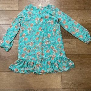 Hayden Girls Long Sleeve Floral Print Dress, New With Tags, Size 13/14 Peplum - Picture 1 of 12