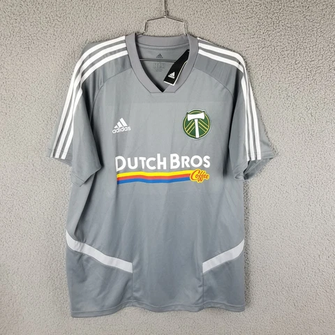 NWT Adidas Portland Timbers Jersey Men XL Dutch Bros Coffee MLS Soccer Cover