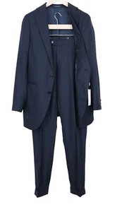 SUITSUPPLY La Spalla Men's Suit UK36R Blue 2-Piece Slim Fit Pure Wool Business - Zdjęcie 1 z 14