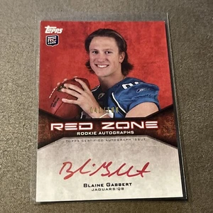 2011 Topps Red Zone Rookie Auto /100 Blaine Gabbert #RZRA-BG Auto RC - Picture 1 of 1