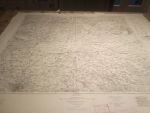 DETAILED COLD WAR MAP BRAUNSCHWEIG OEBISFELDE WITTENGEN 1952 - Picture 1 of 3