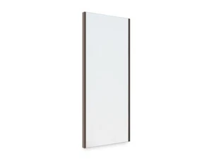Pull Out Mirror Steel Plastic Glass Moka Painted Wardrobe Dressing Room Bedroom - Picture 1 of 2