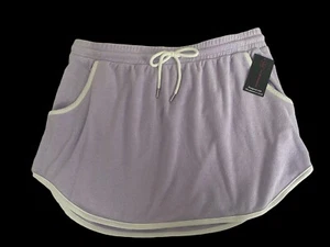 No Boundaries Juniors Mini Skirt Drawstring Pockets Purple Lavender XXL 19 - Picture 1 of 6