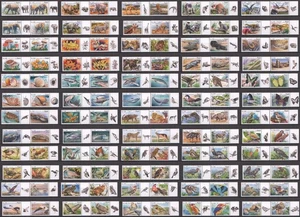 WB 2018 ANGOLA VÖGEL SCHMETTERLINGE DINOSAURIER TIERE #1911-2060! FULL 30SET MNH - Bild 1 von 1