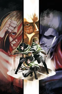 ATTACK ON TITAN Art Movie POSTER RE-PRINT Un-framed A2 (42 x 59.4 cm) - Picture 1 of 3