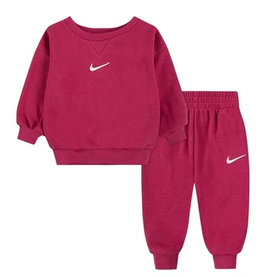 Nike Tuta da Neonata Girocollo Essential Fucsia Taglia 18 M Cod 66M188-ADZ - Immagine 1 di 3