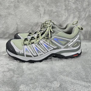Scarpe da trekking Salomon donna X Ultra Pioneer verde olio/grigio ricino, taglia 8 - Foto 1 di 9