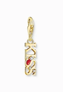 Colgante CHARM Thomas Sabo "KISS" colgante oro 2067-565-10 PVP: 59,-€ NUEVO - Imagen 1 de 1